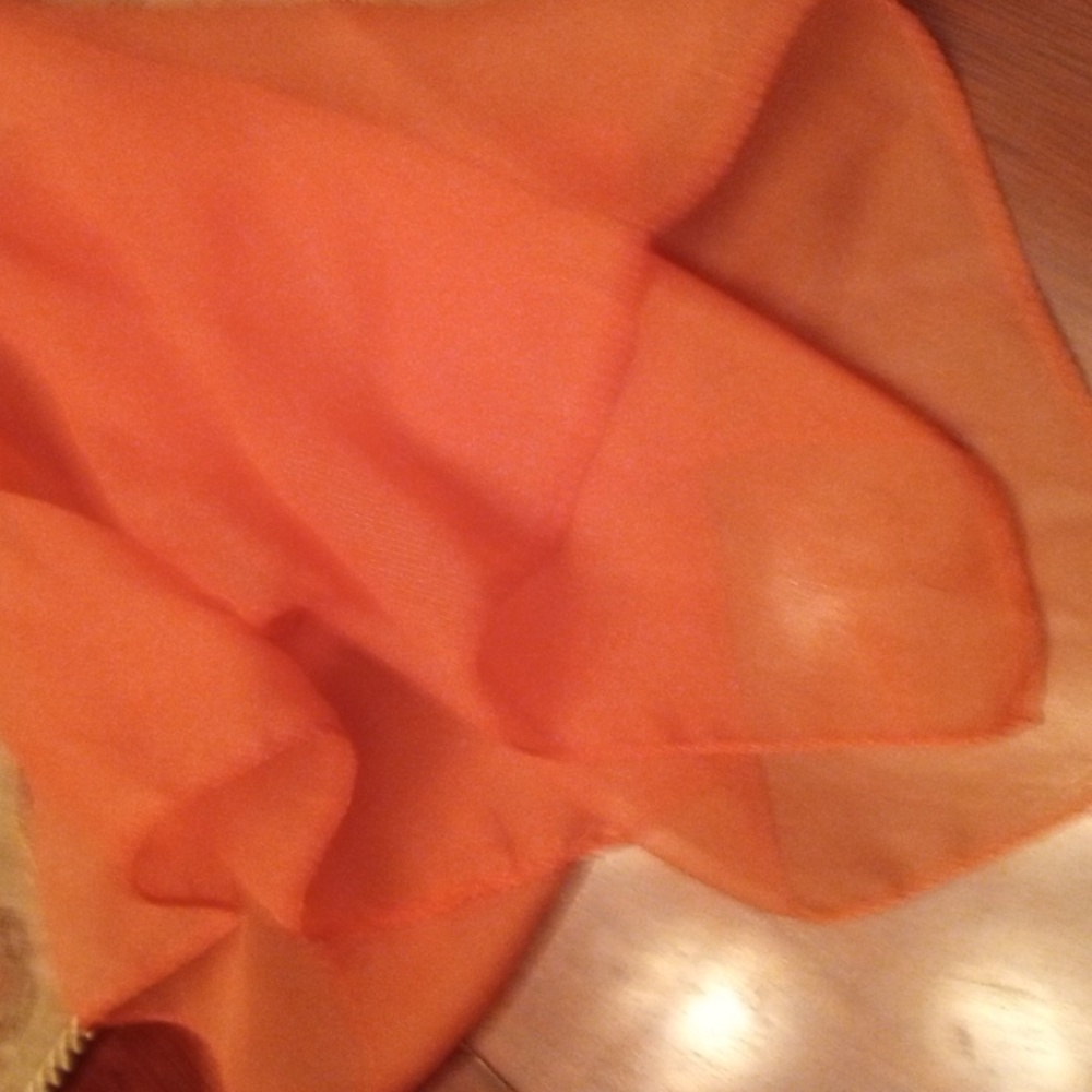 Scarf orange square